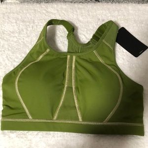 Syrokan Size 34B Racer Back Halter Sports Bra with Hook and eye Closure
